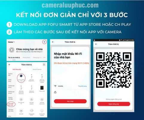 cách cài đặt camera ip fofu